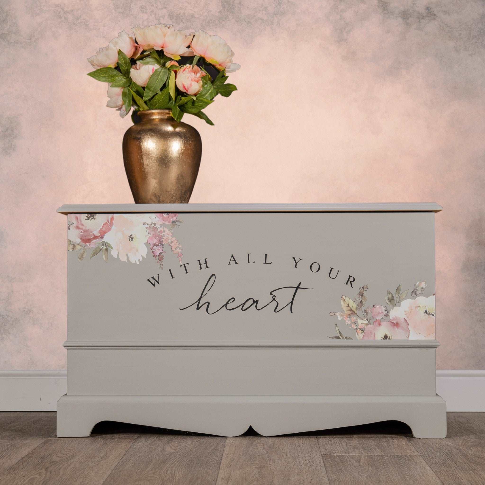 Shabby chic best sale toy box