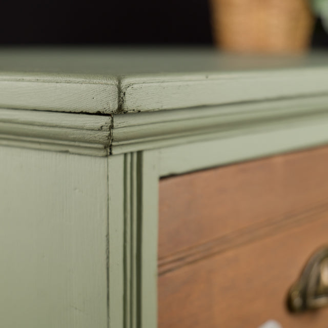 Vintage Upcycled Solid Oak Chest of Drawers