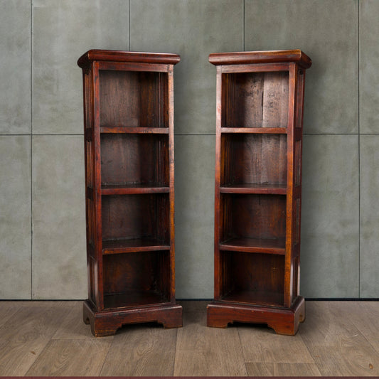 Pair of Vintage Jali Mango Sheesham Shelves