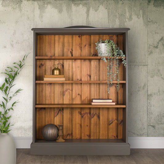 Solid Pine Upcycled Painted Bookcase