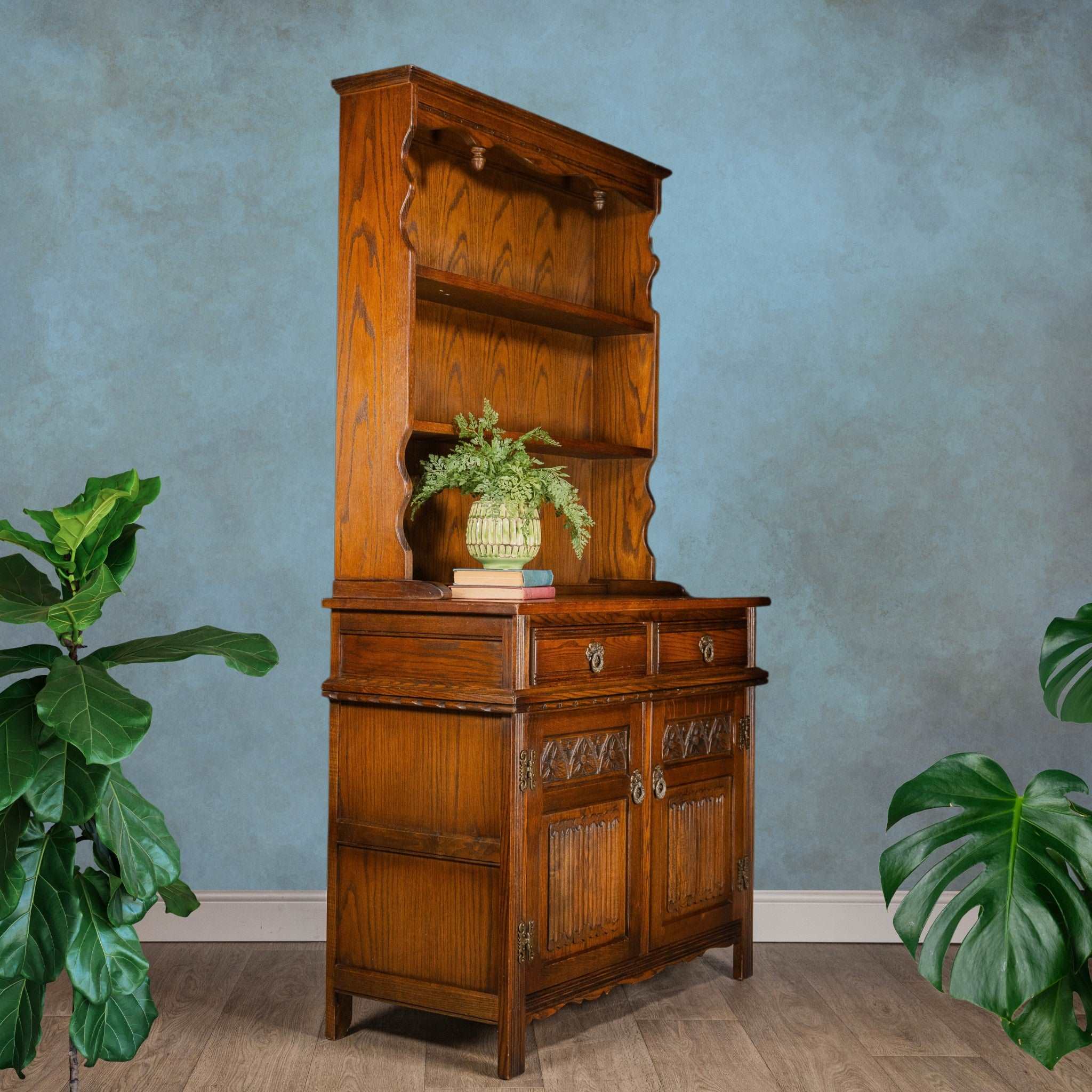 Vintage solid store mahogany dresser