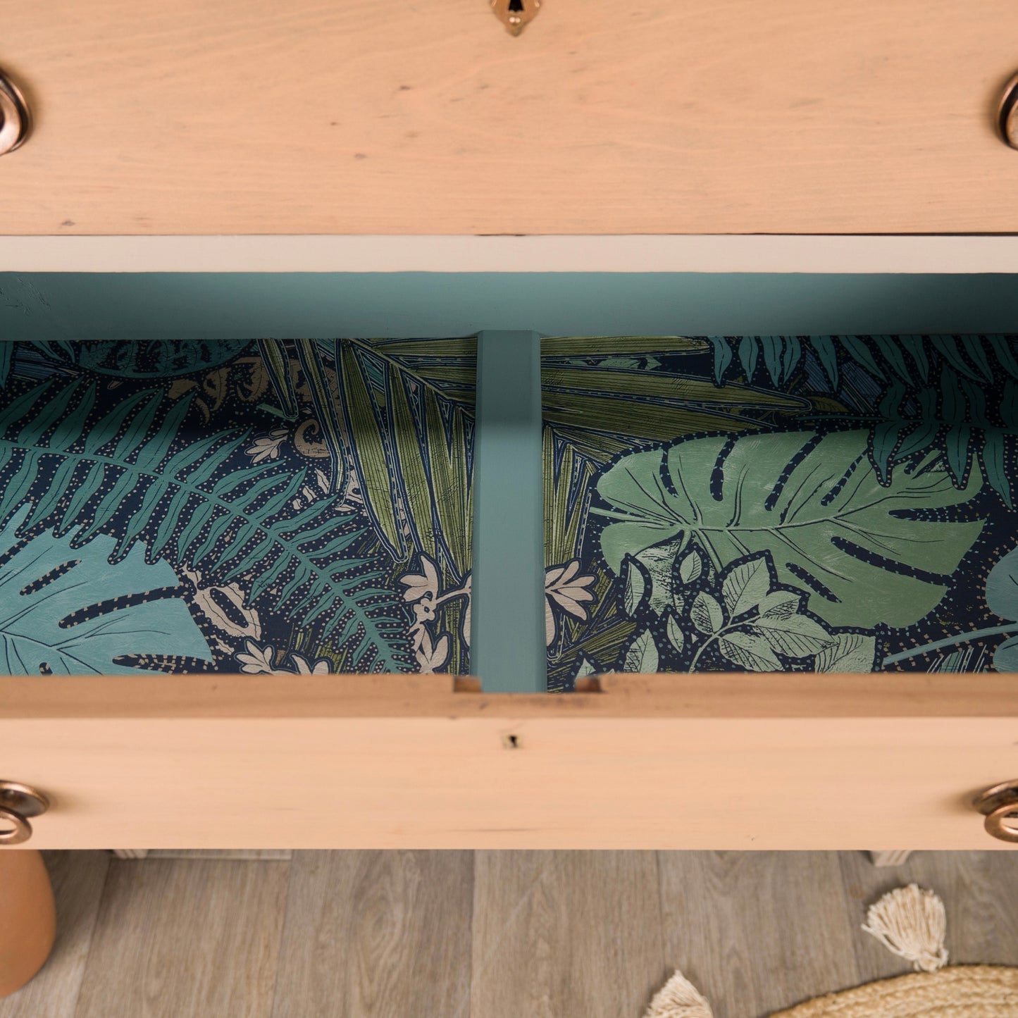 Vintage Upcycled Solid Hardwood Chest of Drawers