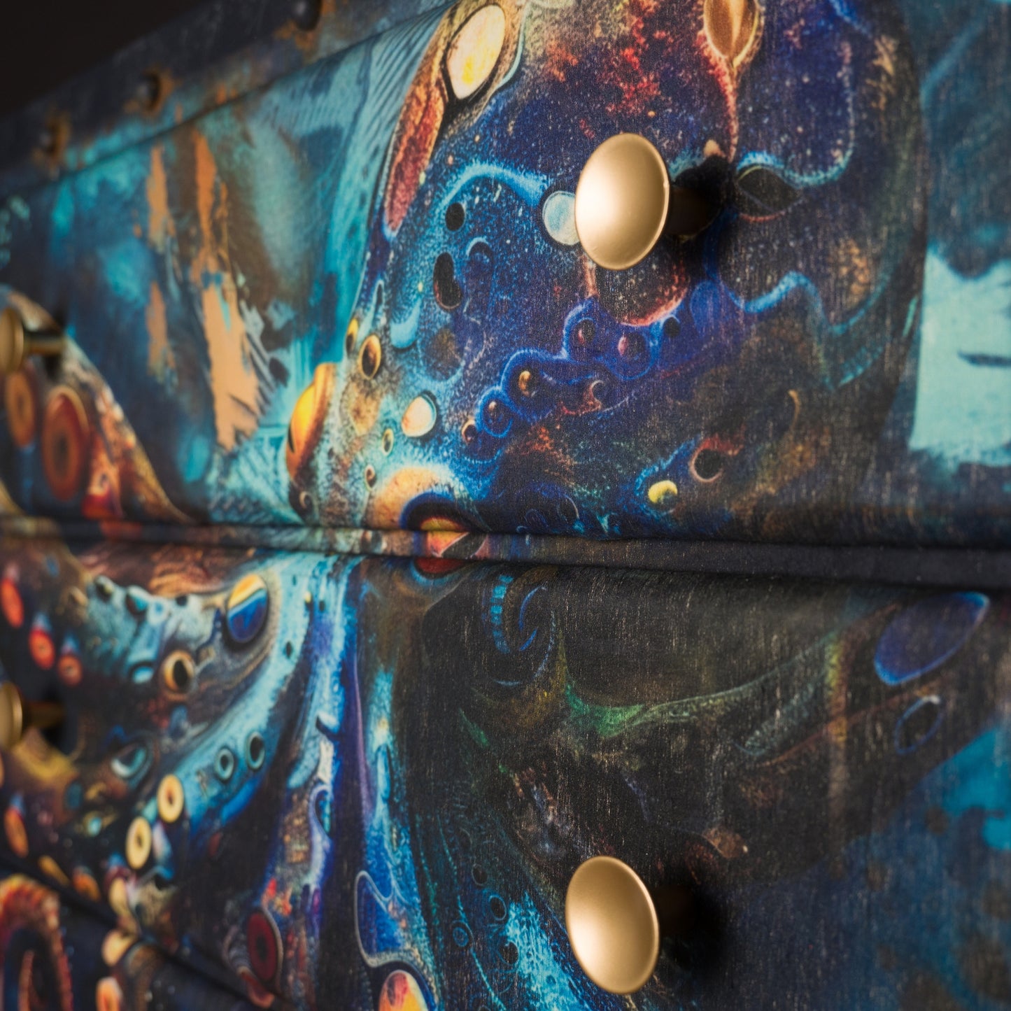 Upcycled MCM Octopus Chest of Drawers