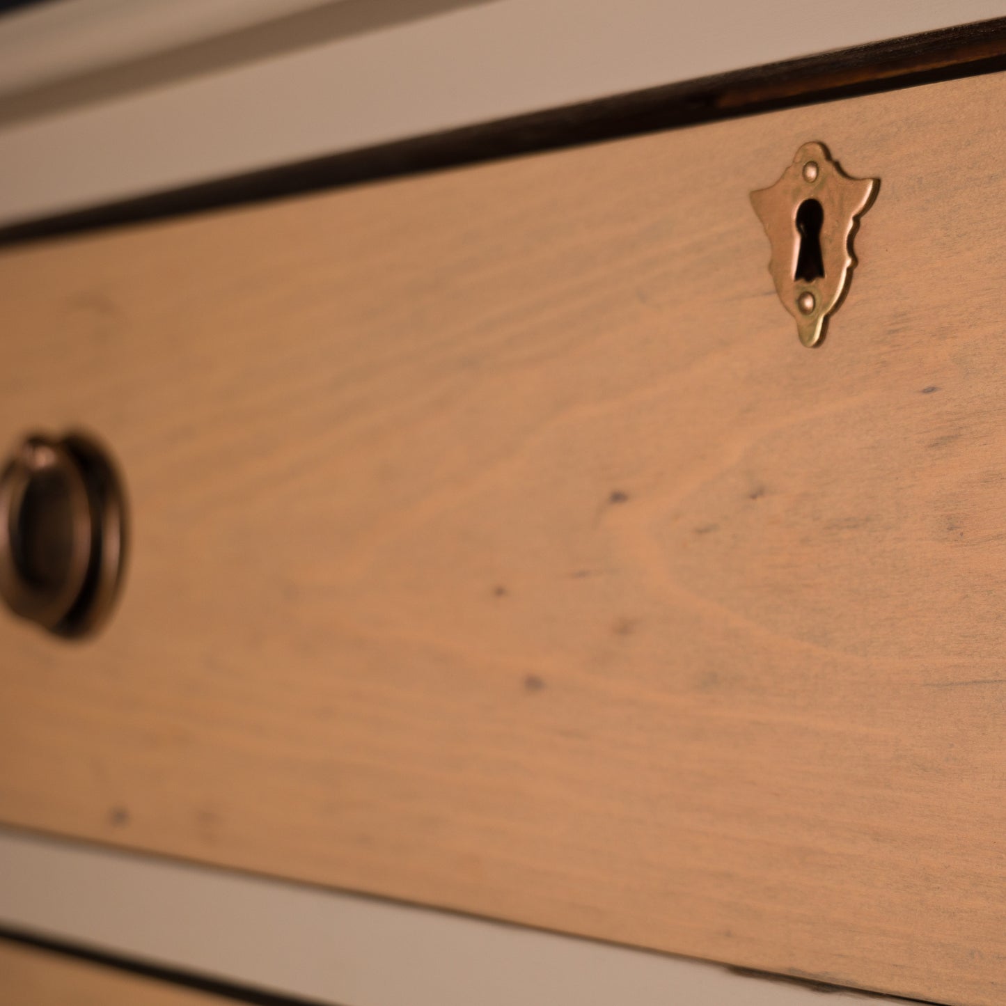 Vintage Upcycled Solid Hardwood Chest of Drawers