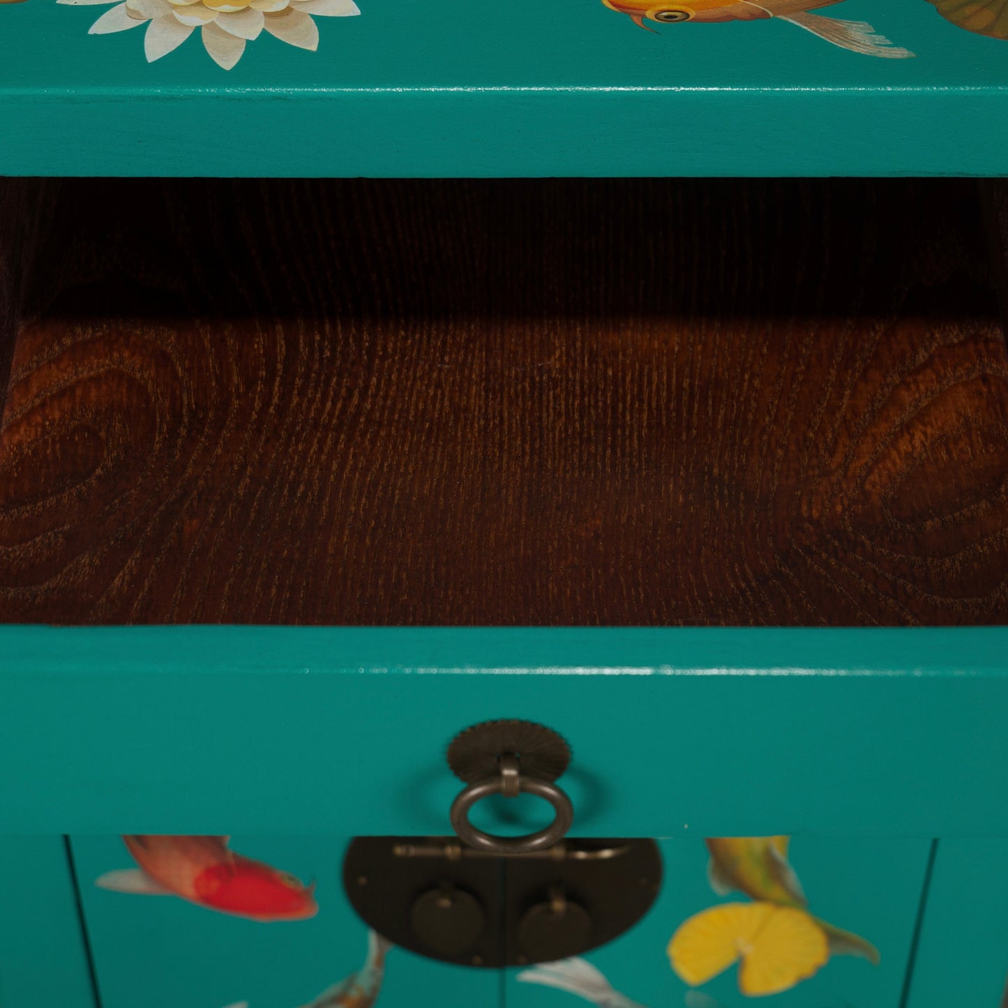 Vintage Upcycled Painted Chinese Cabinet