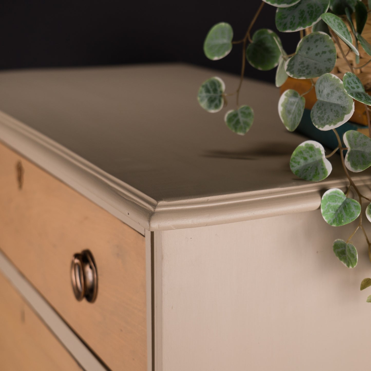 Vintage Upcycled Solid Hardwood Chest of Drawers