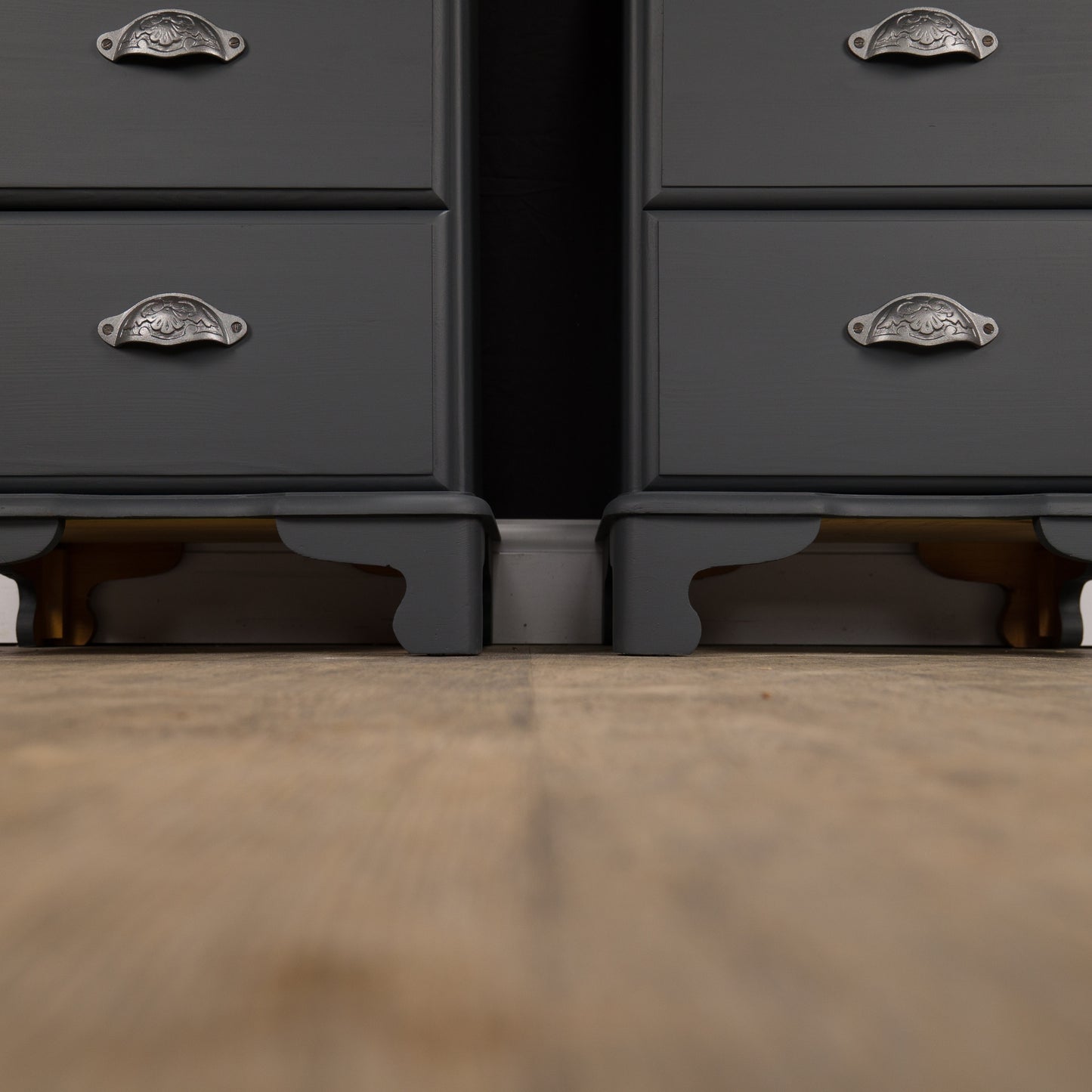 Pair of Vintage Solid Pine Bedside Tables