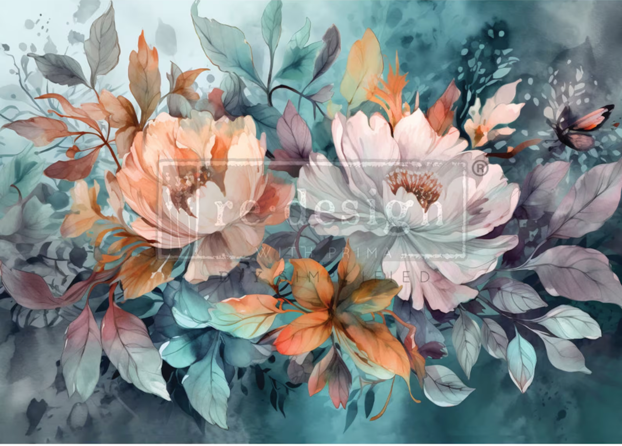 Redesign with Prima - Floral Dream A1 Fibre Decoupage
