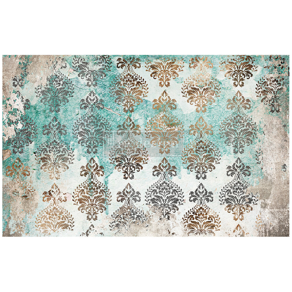 Redesign with Prima - Patina Flourish Decoupage 19x30