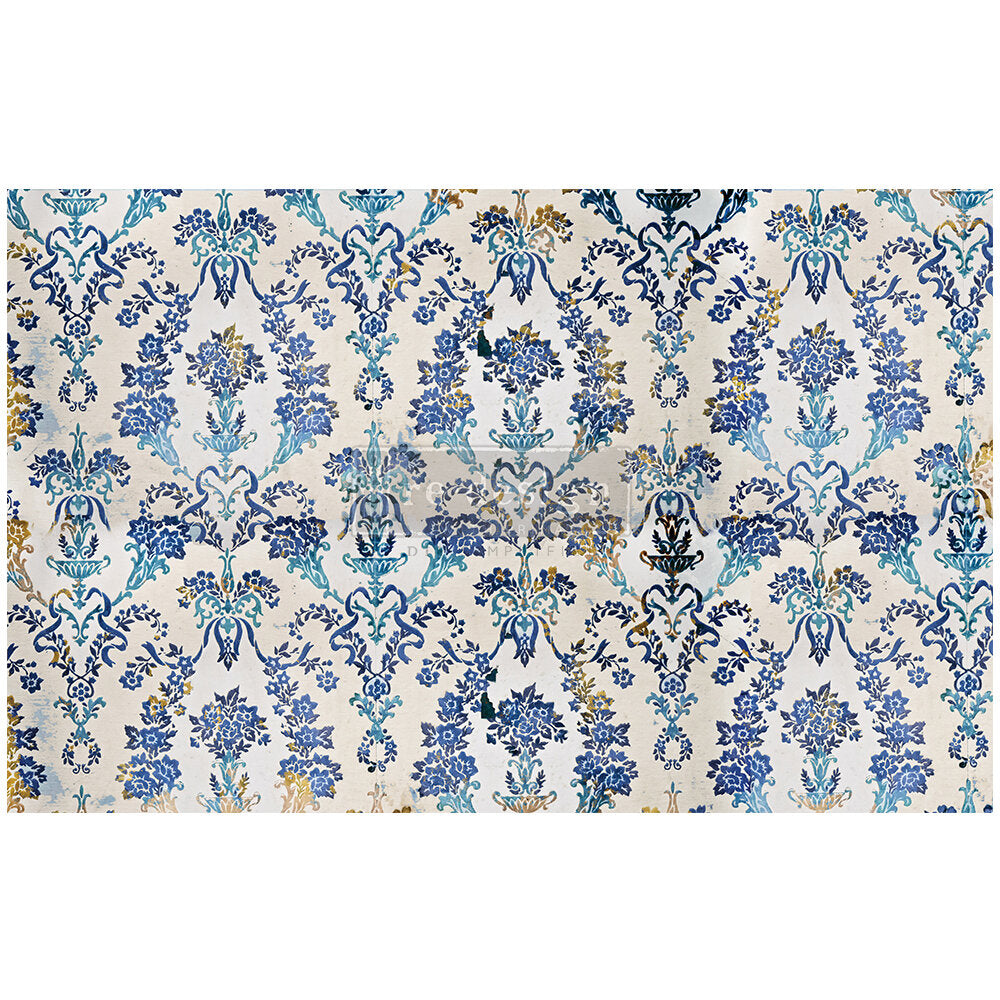 Redesign with Prima - Cobalt Flourish Decoupage 19x30