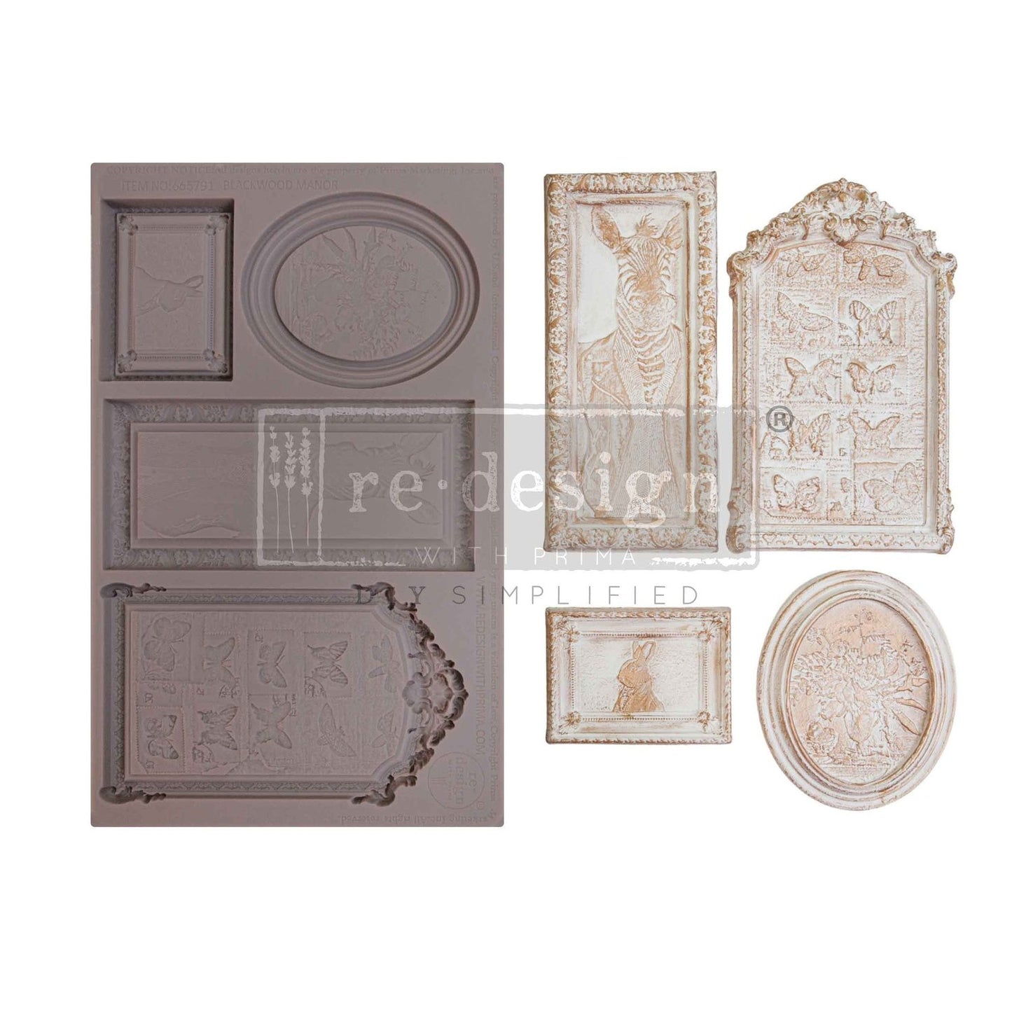 Redesign with Prima -  Blackwood Manor Decor Mould 5”x8”