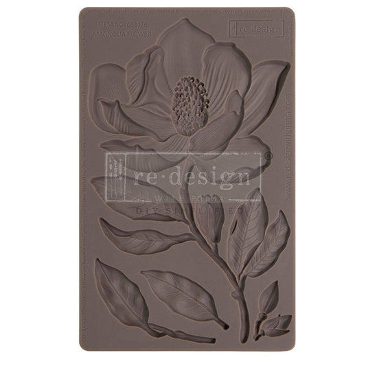 Redesign with Prima -  Magnolia Flower Decor Mould 5”x8”